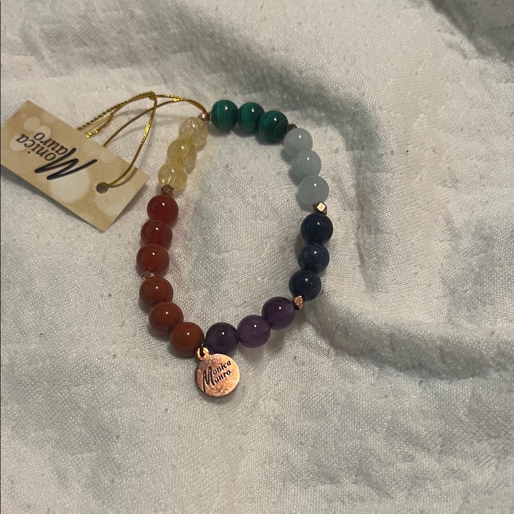 Colorful Beaded Bracelet by Monica Mauro